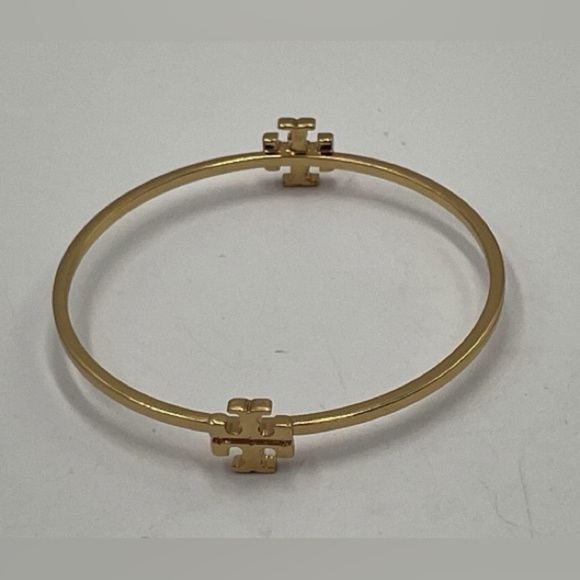 Tory Burch Gold Logo Bangle Bracelet​​ - Picture 1 of 4